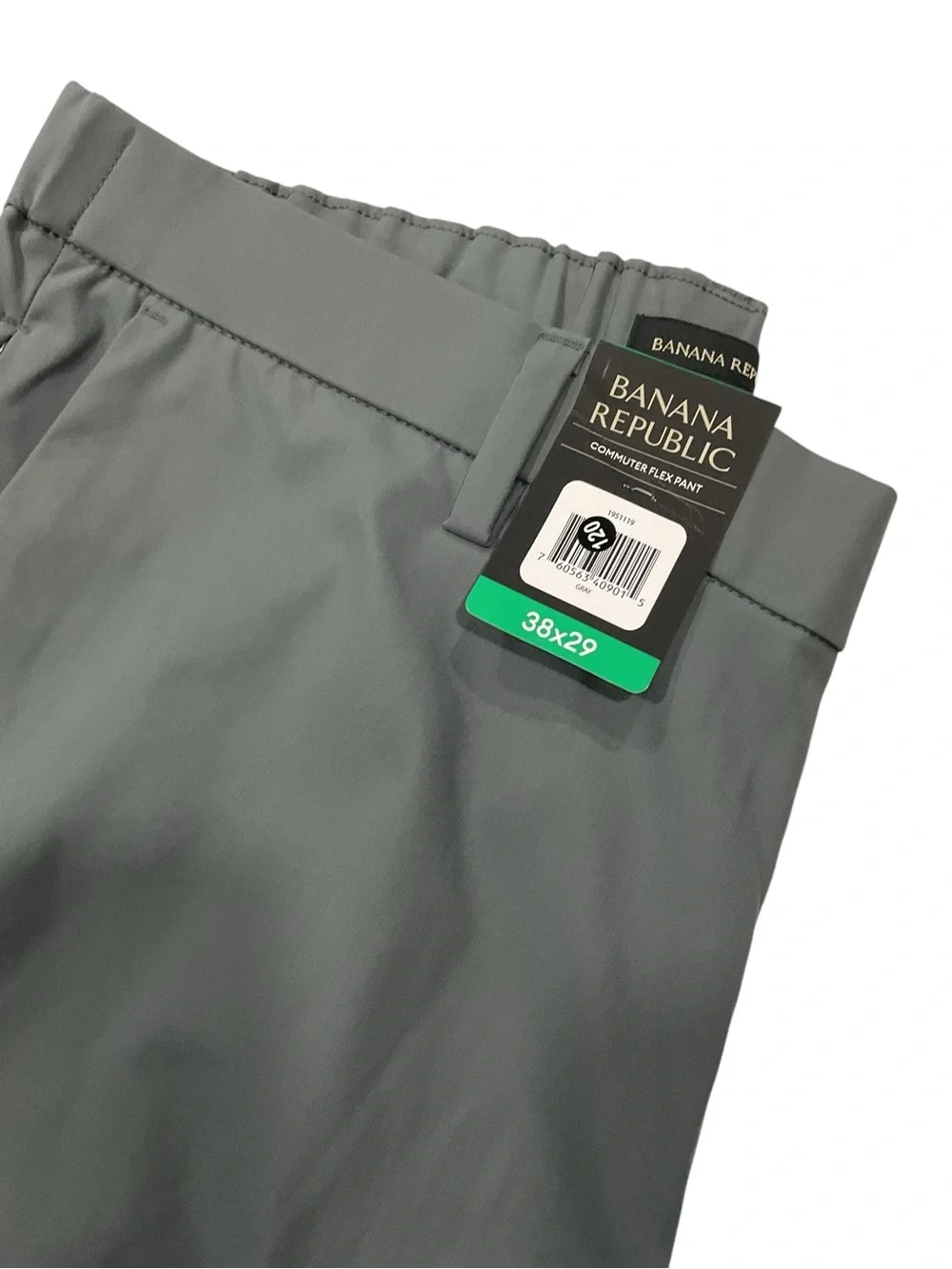 Banana Republic Mens Commuter Flex Pant Gray 38x29 NWT